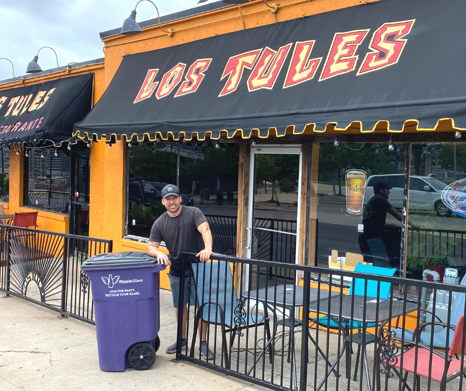 Los Tules Commercial Glass Recycling Program